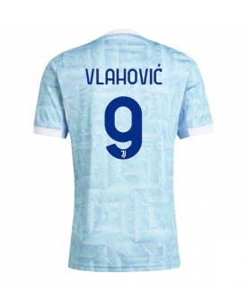 Billige Fotballdrakt Juventus Dusan Vlahovic #9 Replika Bortedrakt 2025-26 Kortermet Billige Fotballdrakt Juventus Dusan Vlahovic #9 Replika Bortedrakt 2025-26 Kortermet